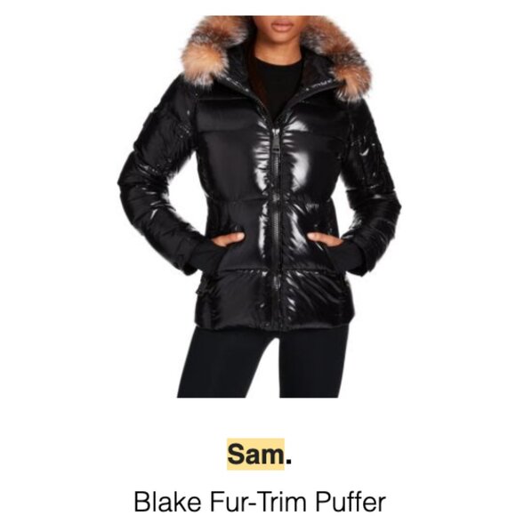 SAM. Jackets & Blazers - Women's SAM. Coat: Blake Fur-Trim Puffer Down Jacket